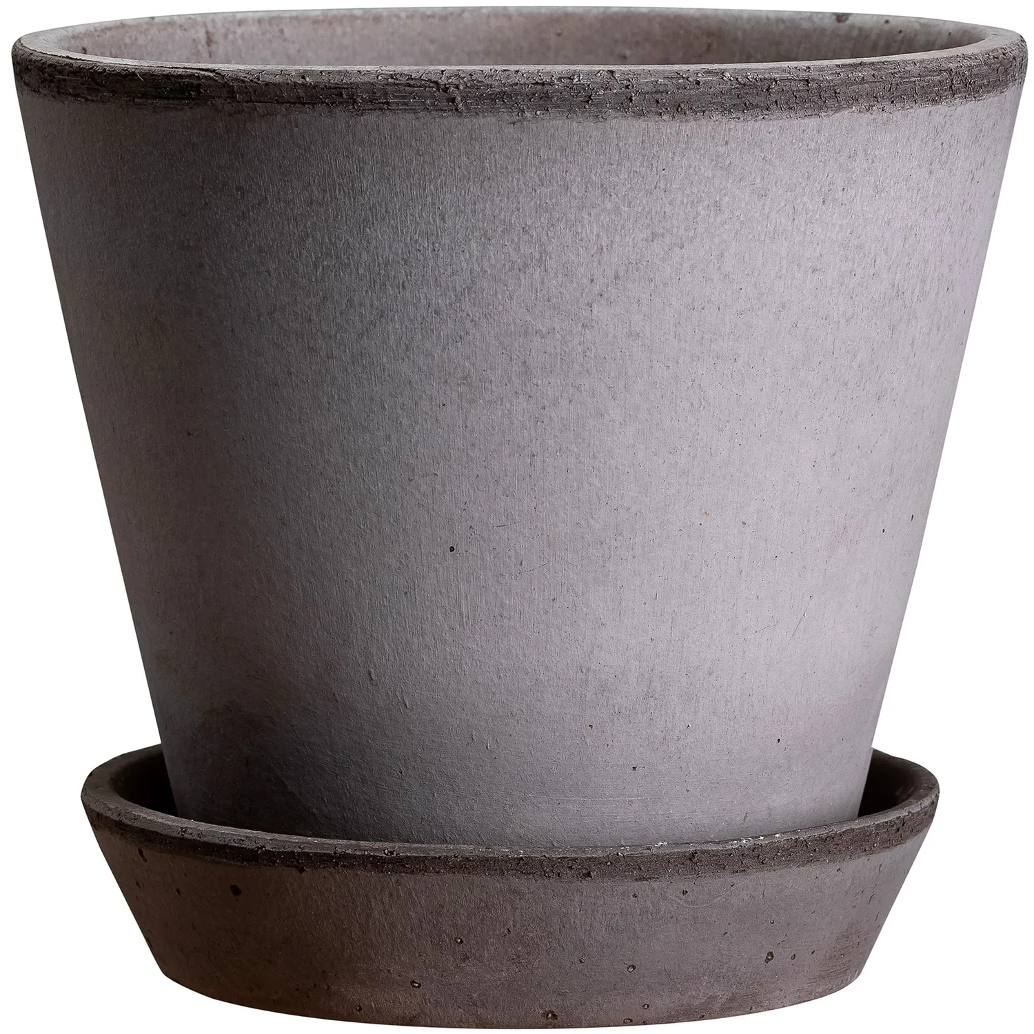 Bergs Potter Julie Pot With Saucer Grey Ø10 Cm 1 Bergs Potter Julie Pot With Saucer Grey Ø10 Cm