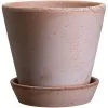 Bergs Potter Julie Pot With Saucer Pink Ø25 Cm