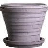 Bergs Potter Planet Pot With Saucer Grey Ø21 Cm