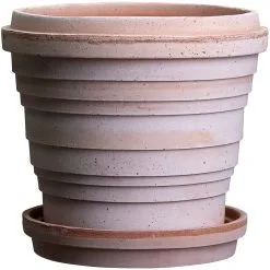 Bergs Potter Planet Pot With Saucer Pink Ø25 Cm