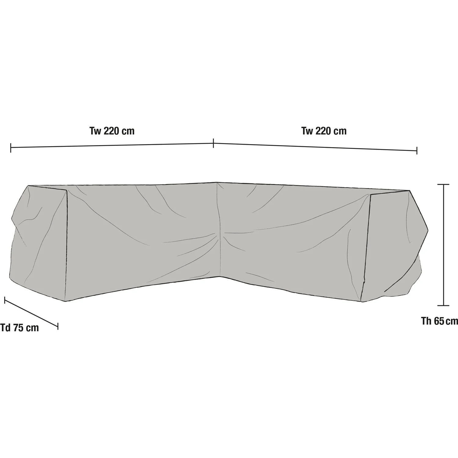 Brafab Sofa Cover 220x75x65 2 Brafab Sofa Cover 220x75x65 - Image 2