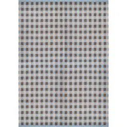Brita Sweden Poppy Rug Blue/Brown, 170x250 Cm