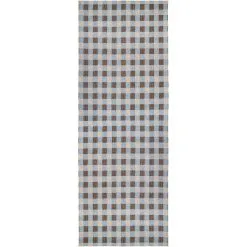 Brita Sweden Poppy Rug Blue/Brown, 70x250 Cm