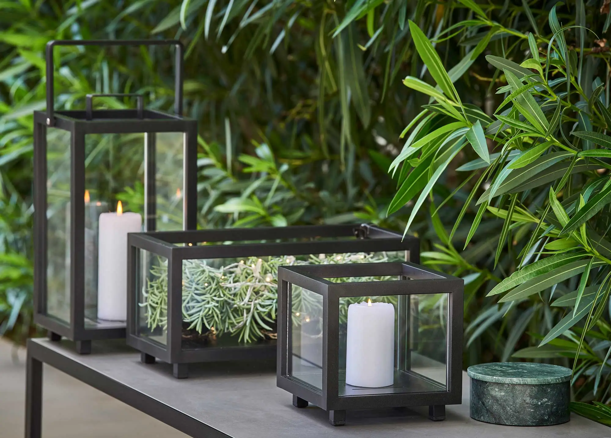 Cane-line Lighthouse Lantern, Grey 5 Cane-line Lighthouse Lantern, Grey - Image 5