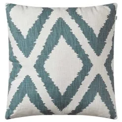 Chhatwal & Jonsson Diamond Cushion 50x50 Cm, Heaven Blue / Off White