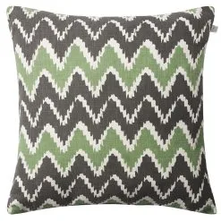 Chhatwal & Jonsson Ikat Bangalore Outdoor Cushion 50x50 Cm, Grey/Sage