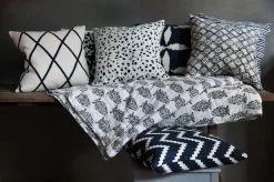 Chhatwal & Jonsson Ikat Sema Cushion 40x60 Cm Outdoor, Blue / Off-white -Cheap Sagaform Store chhatwal jonsson ikat sema cushion cover 50x50 cm blue white 4