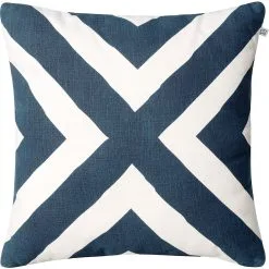 Chhatwal & Jonsson Impal Cushion Outdoor 50x50 Cm, Blue / Off-white