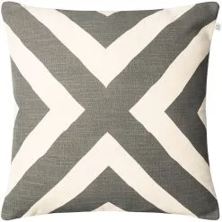Chhatwal & Jonsson Impal Cushion Outdoor 50x50 Cm, Grey / Off-white