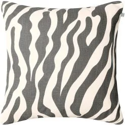 Chhatwal & Jonsson Zebra Cushion 50x50 Cm Outdoor, Grey / Off-white