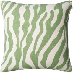 Chhatwal & Jonsson Zebra Cushion 50x50 Cm Outdoor, Sage / Off-white