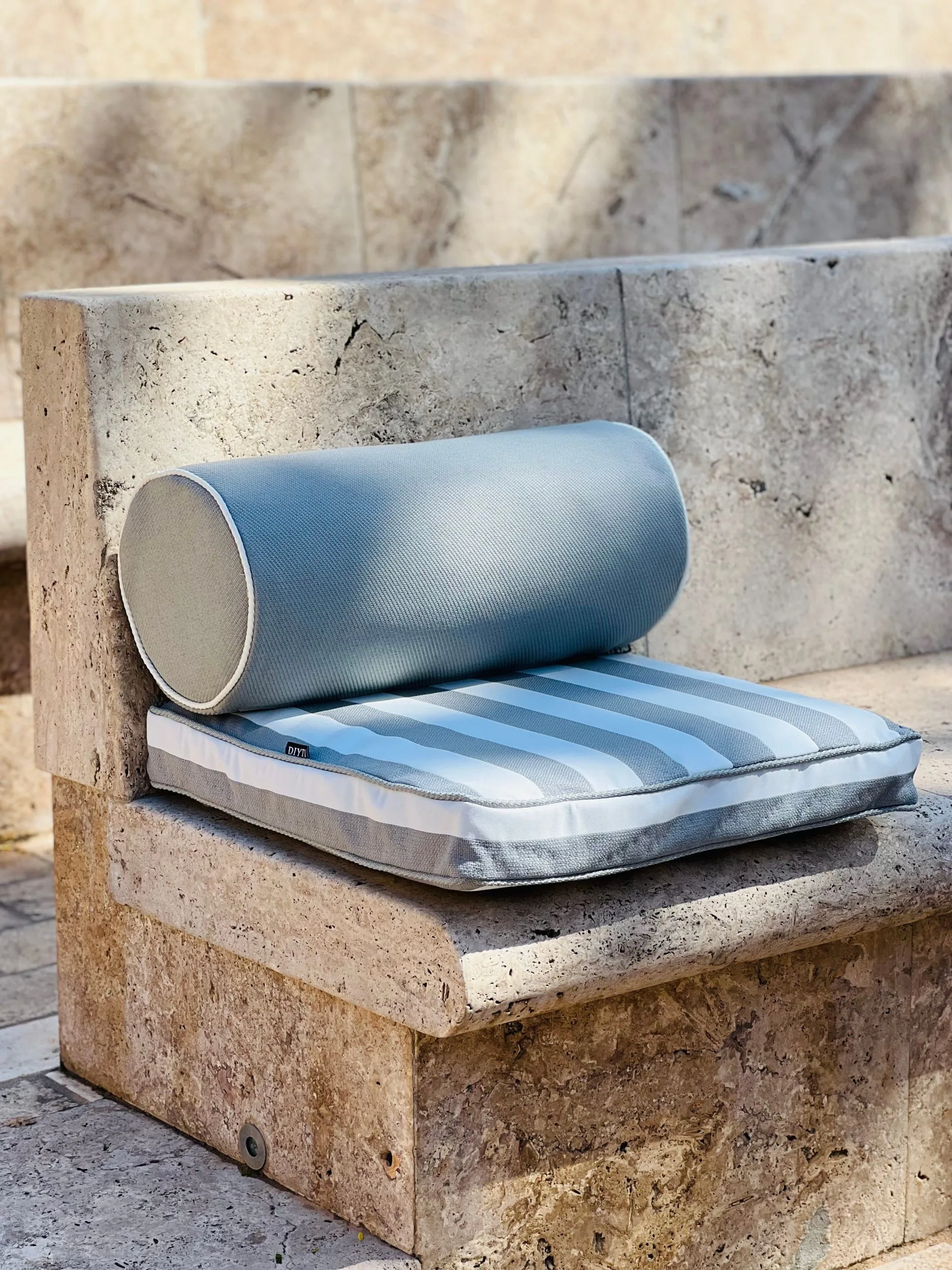 DIYTI Plain Cushion 17x45 Cm, Grey 2 DIYTI Plain Cushion 17x45 Cm, Grey - Image 2