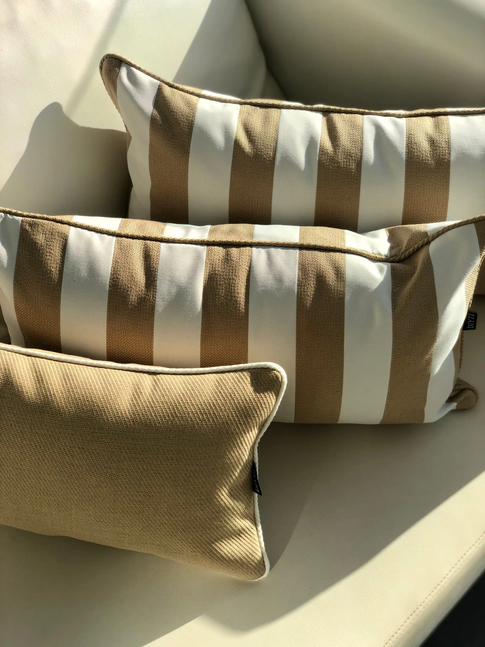 DIYTI Plain Cushion 25x45 Cm, Beige 2 DIYTI Plain Cushion 25x45 Cm, Beige - Image 2