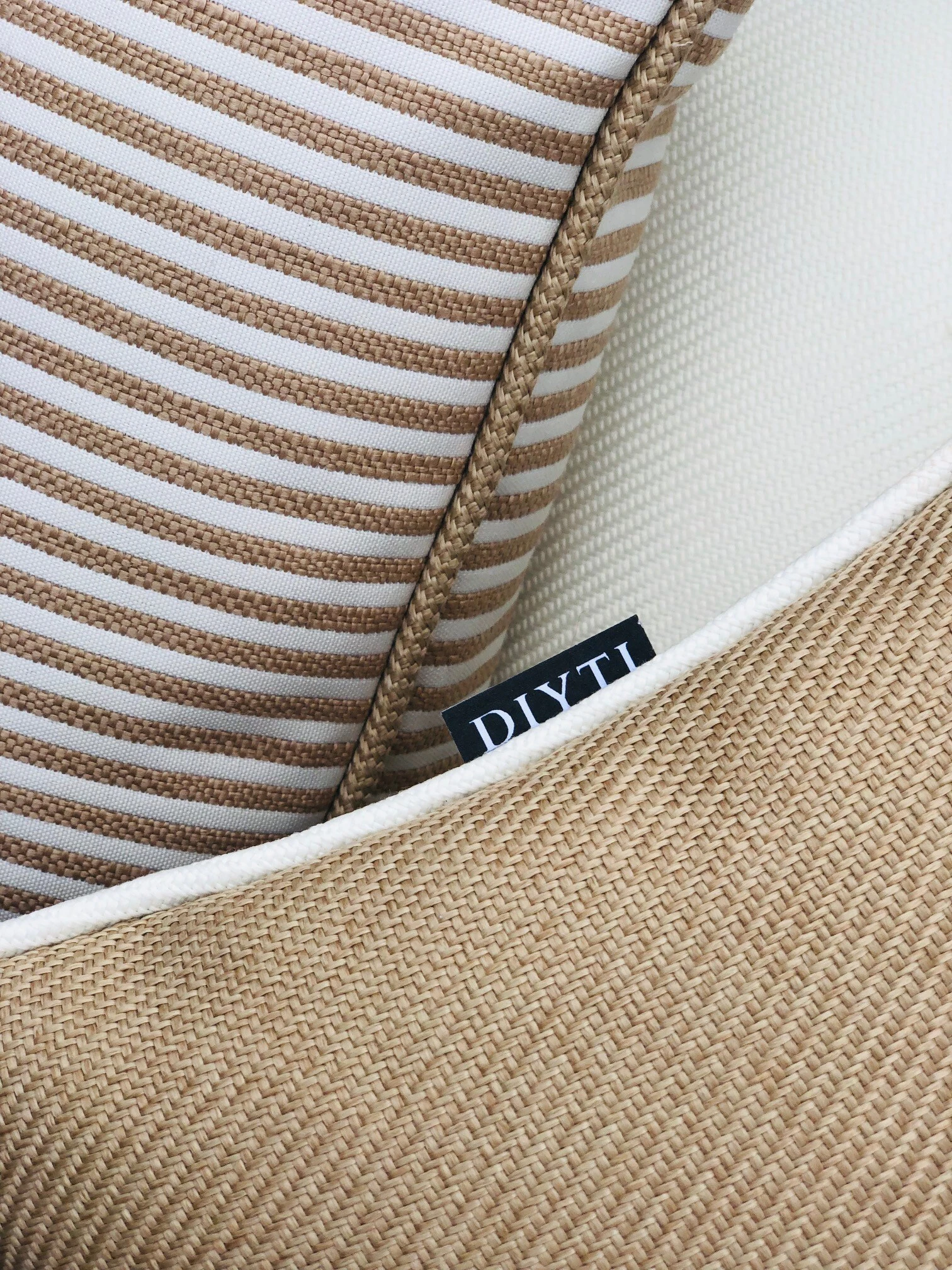 DIYTI Plain Cushion 45x45 Cm, Beige 4 DIYTI Plain Cushion 45x45 Cm, Beige - Image 4