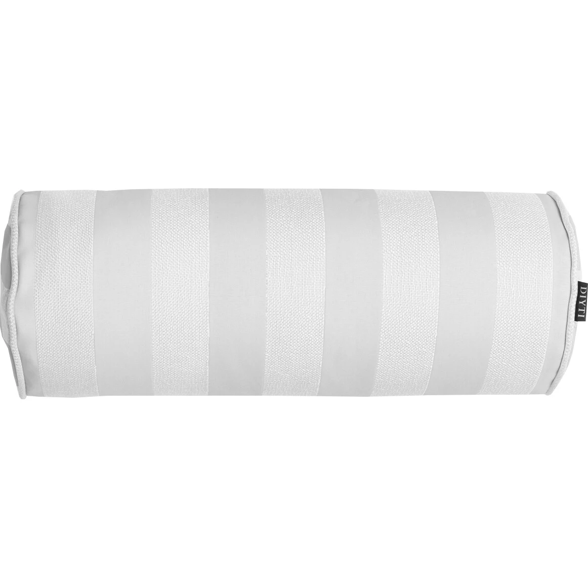 DIYTI Wide Stripe Cushion 17x45 Cm, White 1 DIYTI Wide Stripe Cushion 17x45 Cm, White