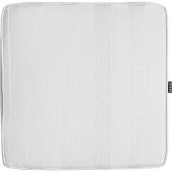 DIYTI Wide Stripe Cushion 45x45 Cm, White