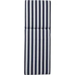 DIYTI Wide Stripe Sunbed Cushion 60x186 Cm, Navy