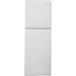 DIYTI Wide Stripe Sunbed Cushion 60x186 Cm, White