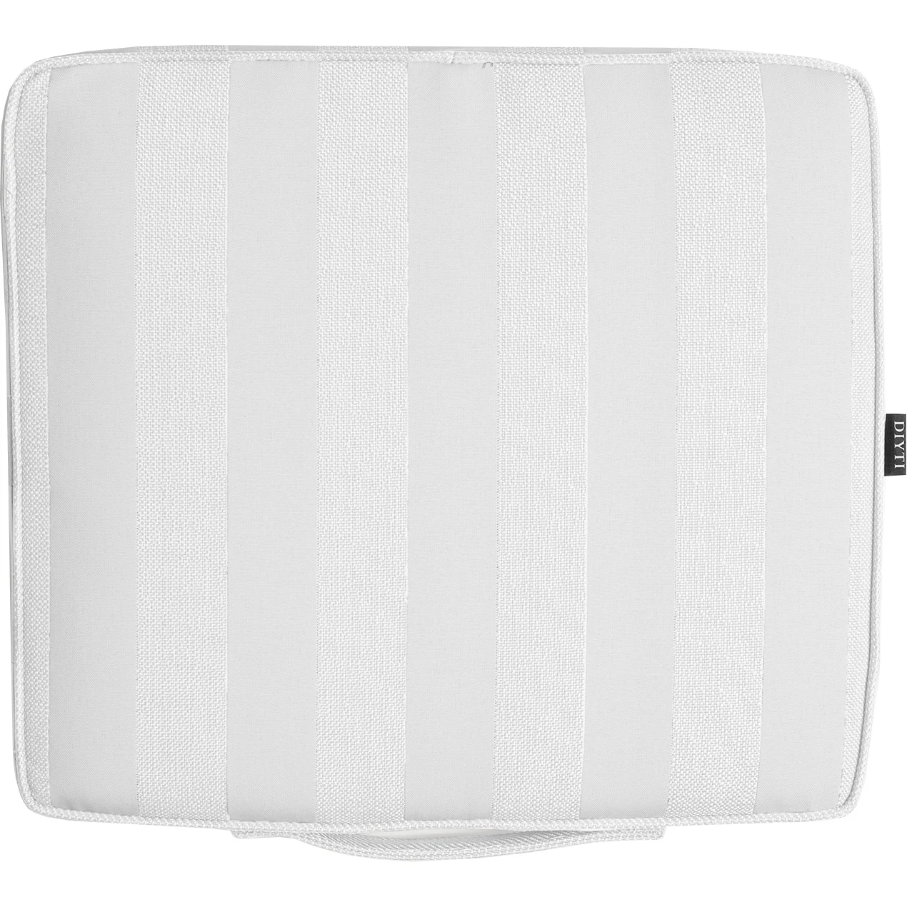 DIYTI Wide Stripe Boat Cushion 40x45 Cm, White 1 DIYTI Wide Stripe Boat Cushion 40x45 Cm, White