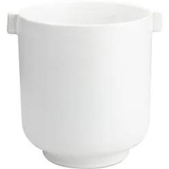 Ernst Flower Pot With Handle, D19,5 H22,5, White Sand