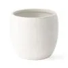 Ernst Pot Glazed Stoneware Ø14 Cm, White