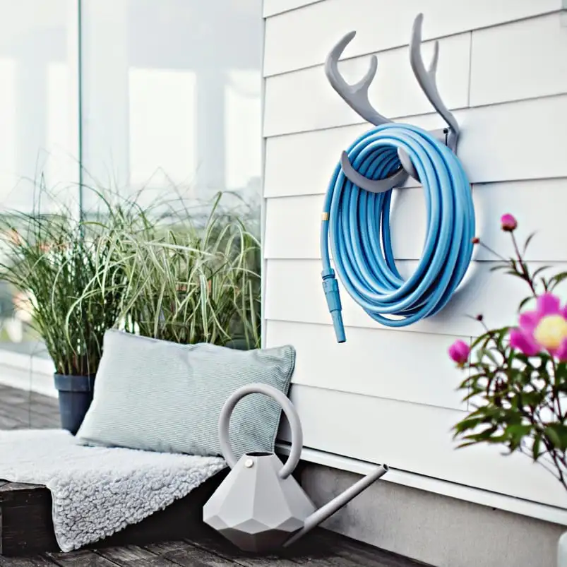 Garden Glory Reindeer Wall Mount, Grey 3 Garden Glory Reindeer Wall Mount, Grey - Image 3