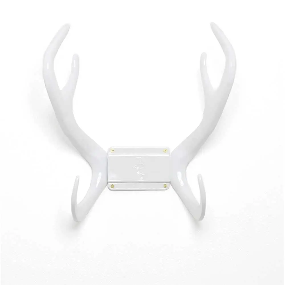 Garden Glory Reindeer Wall Mount, White 1 Garden Glory Reindeer Wall Mount, White