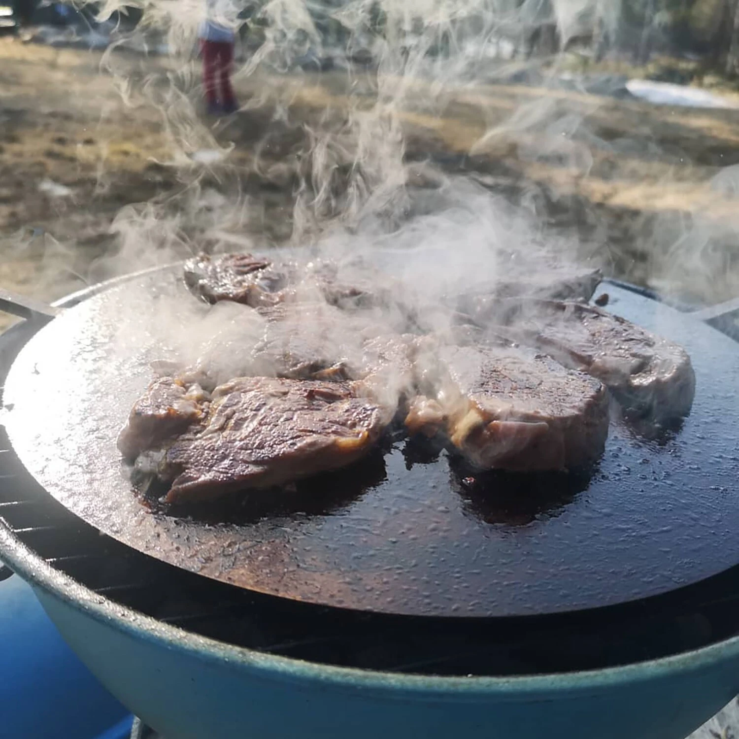 Gourmetstål Steel Griddle Round, 39 Cm 2 Gourmetstål Steel Griddle Round, 39 Cm - Image 2