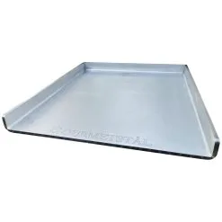 Gourmetstål Steel Griddle With Edge, 34x39 Cm