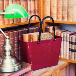 Hinza Bag Green Plastic Bordeaux, Small -Cheap Sagaform Store hinza hinza bag green plastic bordeaux 7