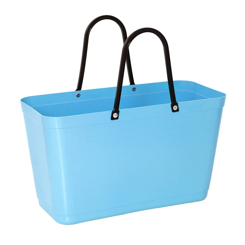 Hinza Bag Green Plastic Light Blue, Large 1 Hinza Bag Green Plastic Light Blue, Large