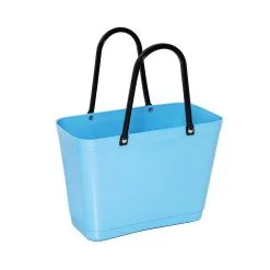 Hinza Bag Green Plastic Light Blue, Small