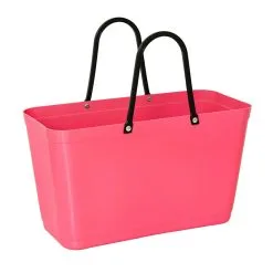 Hinza Bag Green Plastic Tropical Pink, Large