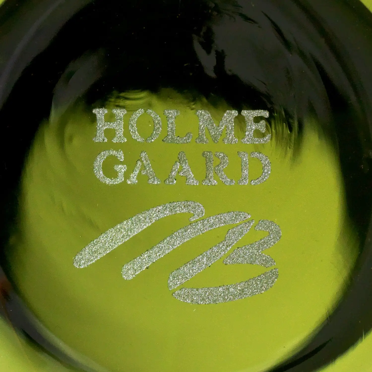 Holmegaard Design With Light Lantern Olive, H16,5 Cm 2 Holmegaard Design With Light Lantern Olive, H16,5 Cm - Image 2