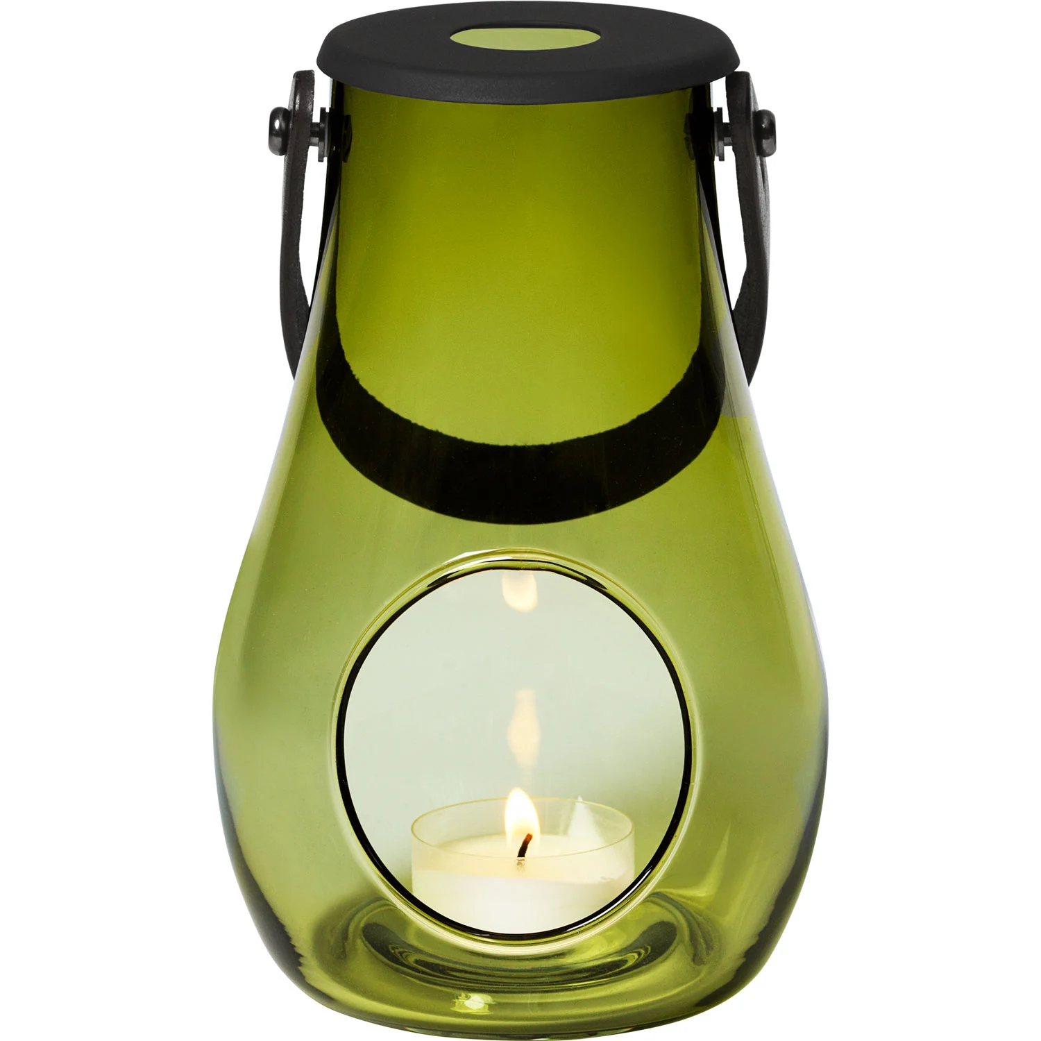 Holmegaard Design With Light Lantern Olive, H16,5 Cm 4 Holmegaard Design With Light Lantern Olive, H16,5 Cm - Image 4