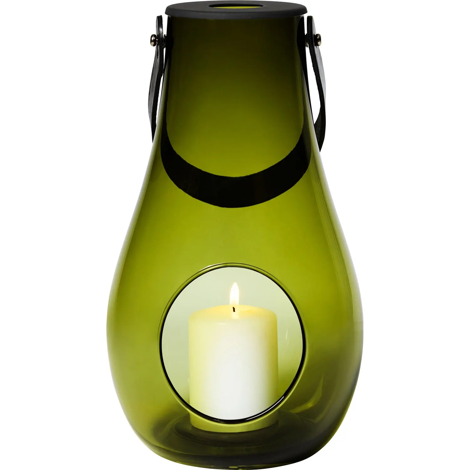 Holmegaard Design With Light Lantern Olive, H29 Cm 3 Holmegaard Design With Light Lantern Olive, H29 Cm - Image 3