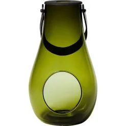 Holmegaard Design With Light Lantern Olive, H29 Cm