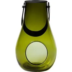 Holmegaard Design With Light Lantern Olive, H25 Cm