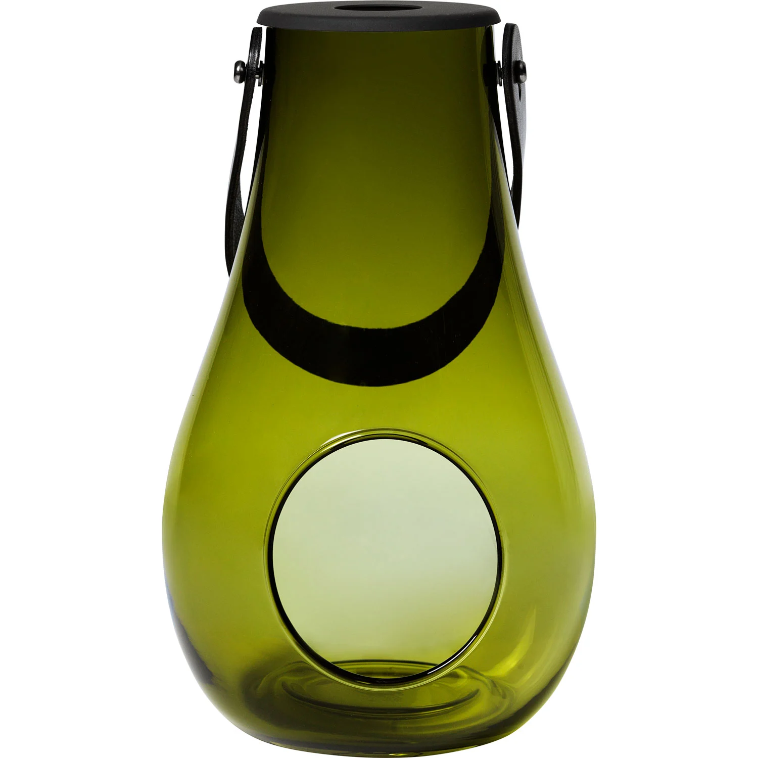 Holmegaard Design With Light Lantern Olive, H25 Cm 1 Holmegaard Design With Light Lantern Olive, H25 Cm