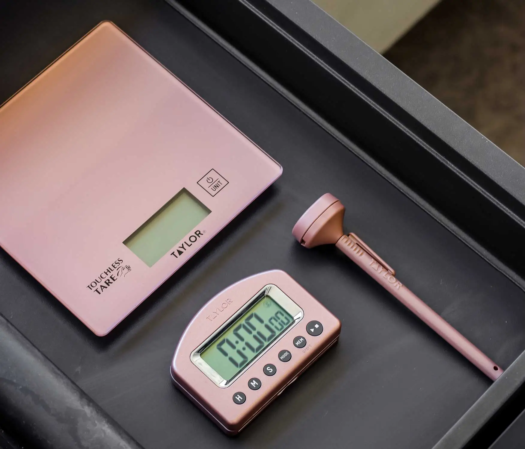 Kitchen Craft Taylor Pro Kitchen Scale Set 3 Pieces, Rose Gold 5 Kitchen Craft Taylor Pro Kitchen Scale Set 3 Pieces, Rose Gold - Image 5