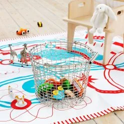 Korbo Bucket 24 Basket, Galvanized -Cheap Sagaform Store korbo bucket basket galvanized 6