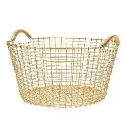 Korbo Classic 35 Basket, Brass