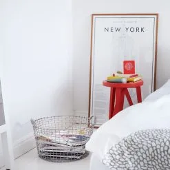 Korbo Classic 35 Basket, Galvanized -Cheap Sagaform Store korbo classic basket galvanized 26