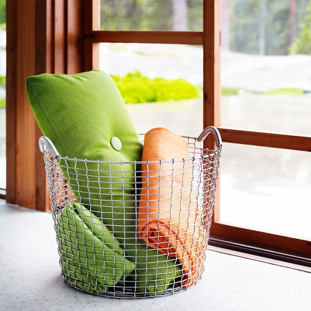 Korbo Classic 50 Basket, Galvanized 2 Korbo Classic 50 Basket, Galvanized - Image 2