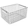 Korbo Rectangular 19 Basket, Galvanised