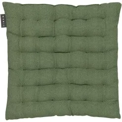 Linum Pepper Seat Cushion 40x40 Cm, Dark Olive Green