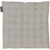 Linum Pepper Seat Cushion 40x40 Cm, Light Grey