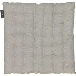 Linum Pepper Seat Cushion 40x40 Cm, Light Grey