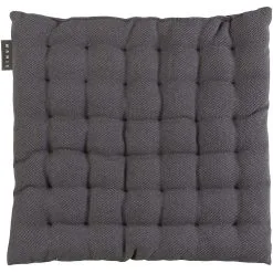 Linum Pepper Seat Cushion 40x40 Cm, Granite Grey