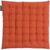 Linum Pepper Seat Cushion 40x40 Cm, Rusty Orange